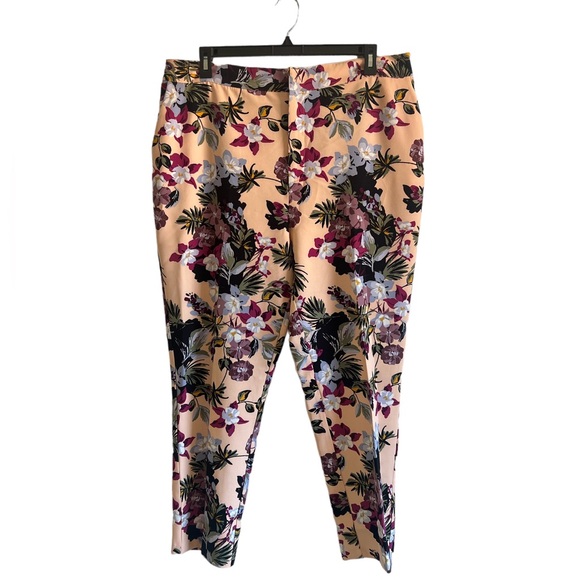 Nina Parker Floral Printed Tailored Trousers - Picture 1 of 10